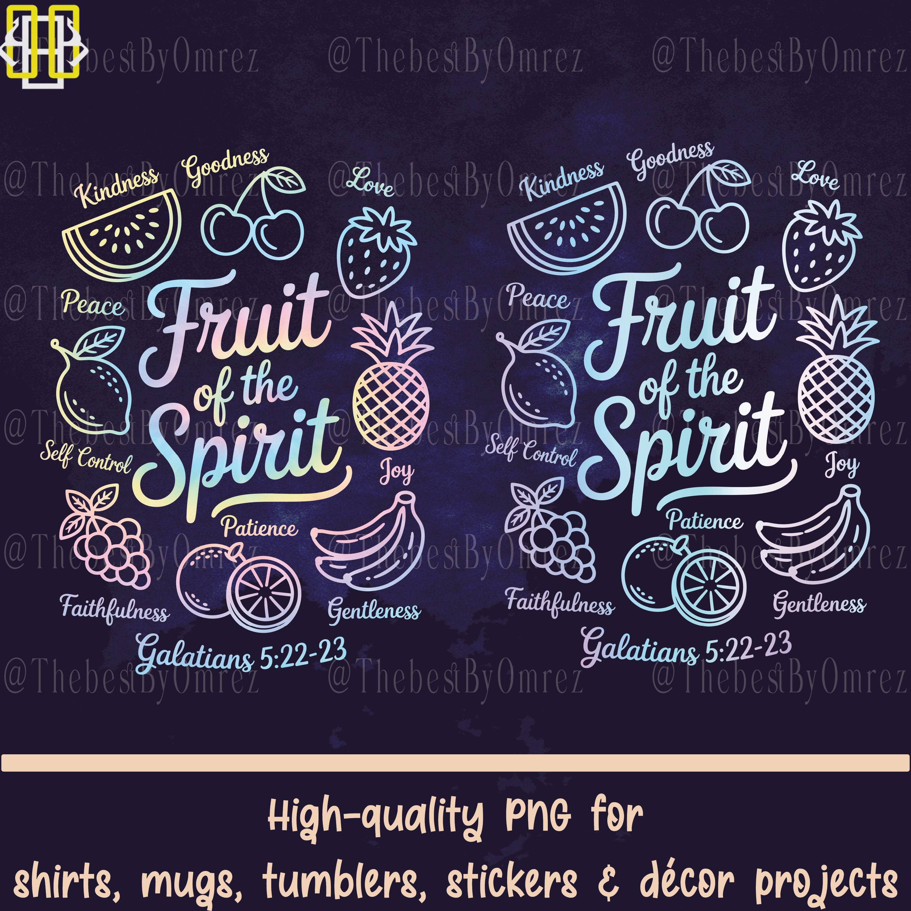 Fruit of the Spirit PNG: Christian Faith Shirt Design (digital Download ...