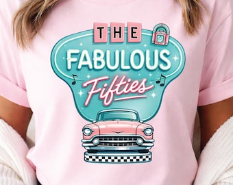 Fifties PNG, Retro Car Graphic, 50s Digital Download