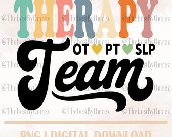 Therapy Team Png, SLP OT PT, Speech Language Pathologist, Occupational ...