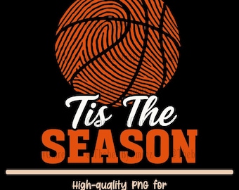 Baloncesto de la temporada PNG, diseño de camiseta para el día del partido (descarga digital)