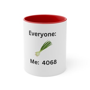 Mug for Retail Grocery Clerks Who Know Their UPC Numbers Two Tone Accent Coffee Mug, 11oz  Accent Coffee Mug, 11oz