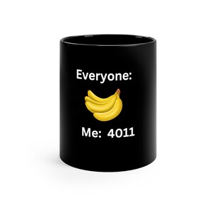Mug for Retail Grocery Clerks Who Know Their UPC Numbers Black Coffee Mug, 11oz