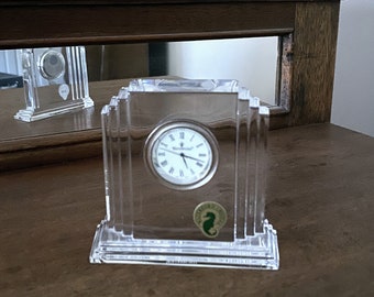 Waterford Crystal Metropolitan Table or Mantle Clock