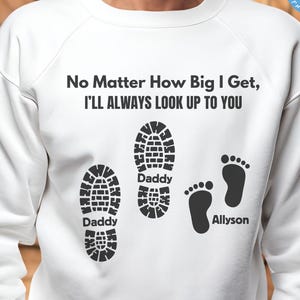 父の日カスタムSVG | どんなに大きな言葉でも | お父さんヒーローシャツデザイン | 父の日Tシャツデザイン | Cricut & Silhouetteファイル