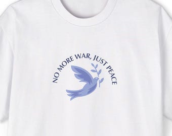 Oversized T-shirt Anti-War: katoenen top van Peace Activist
