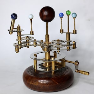 Orrery Luxury Home Decor 11&quot; Solar System Model Perfect housewarming Gift,  Elegant Functional Décor Masterpiece