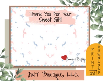 Baby shower thank you cards printable, baby shower thank you cards, baby shower thank you cards boy, baby shower thank you card digital