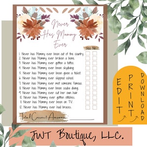 Boho baby shower games, baby shower games printable, baby shower games girl, baby shower games boy, baby shower Fall, party games for baby
