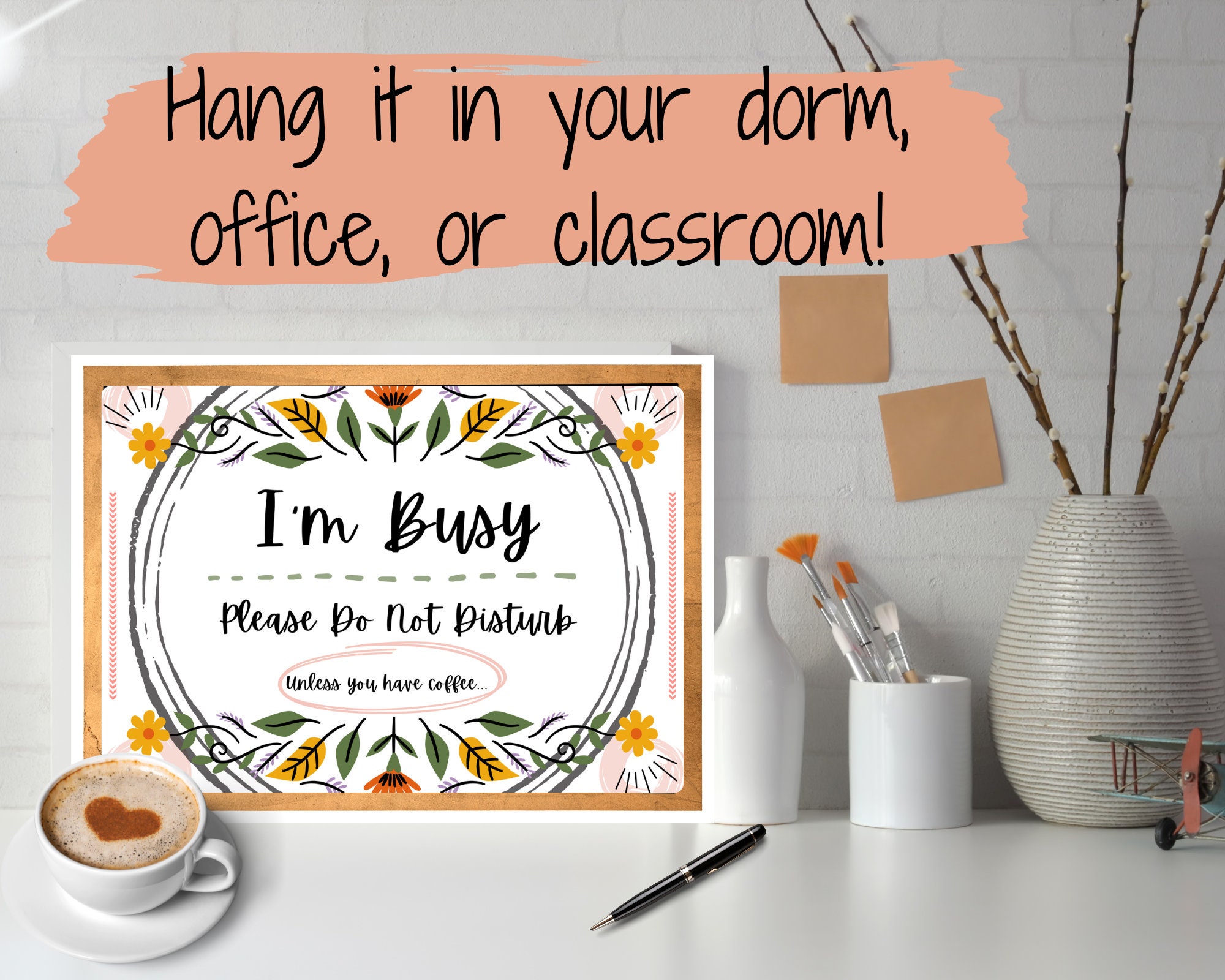 Office Sign, Office Sign Printable, Office Sign for Door, in a Meeting ...