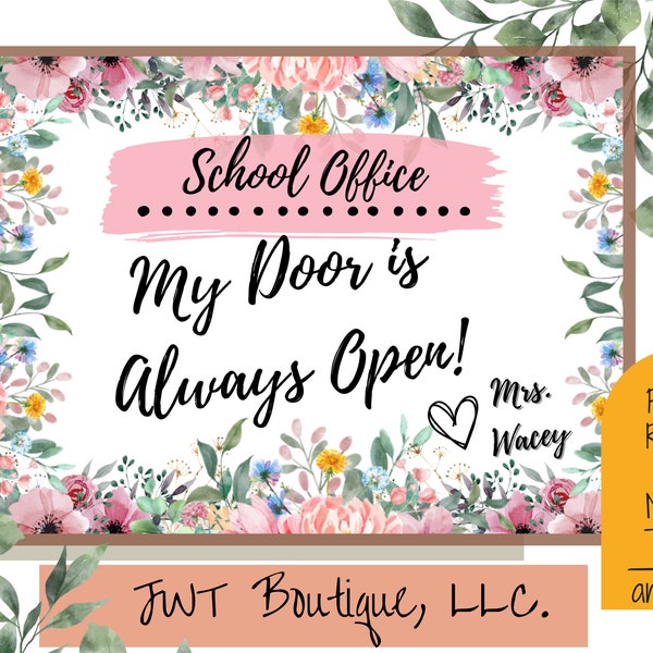 Office Door Sign Template Etsy Office Door Sign Template Etsy