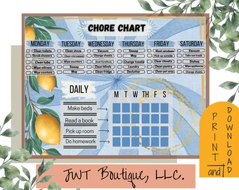 New Years cleaning schedule, chore chart templates, cleaning chart printable, family chore chart, weekly cleaning schedule, annual cleansing