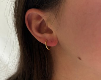 Boucle d’oreille tendance en acier inoxydable, idée cadeau de Noël, bijou femme, jewellery, fêtes