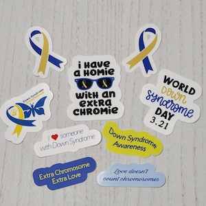 Down Syndrome Awareness Stickers! Showcase your support!