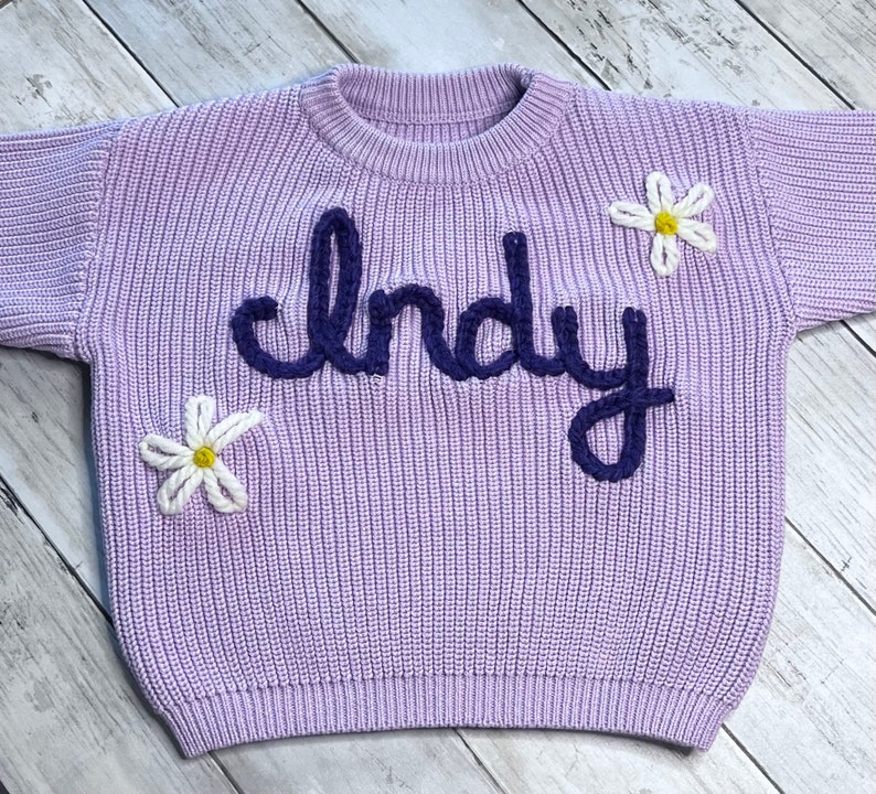 Baby and Toddler Name Sweater image 5