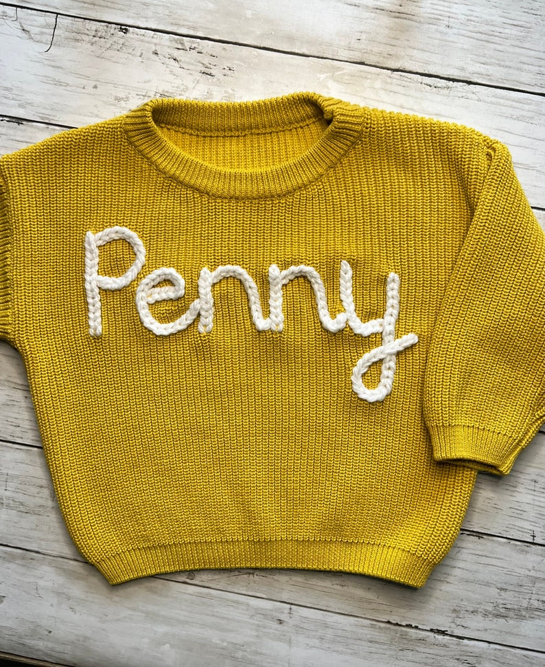 Baby and Toddler Name Sweater image 9