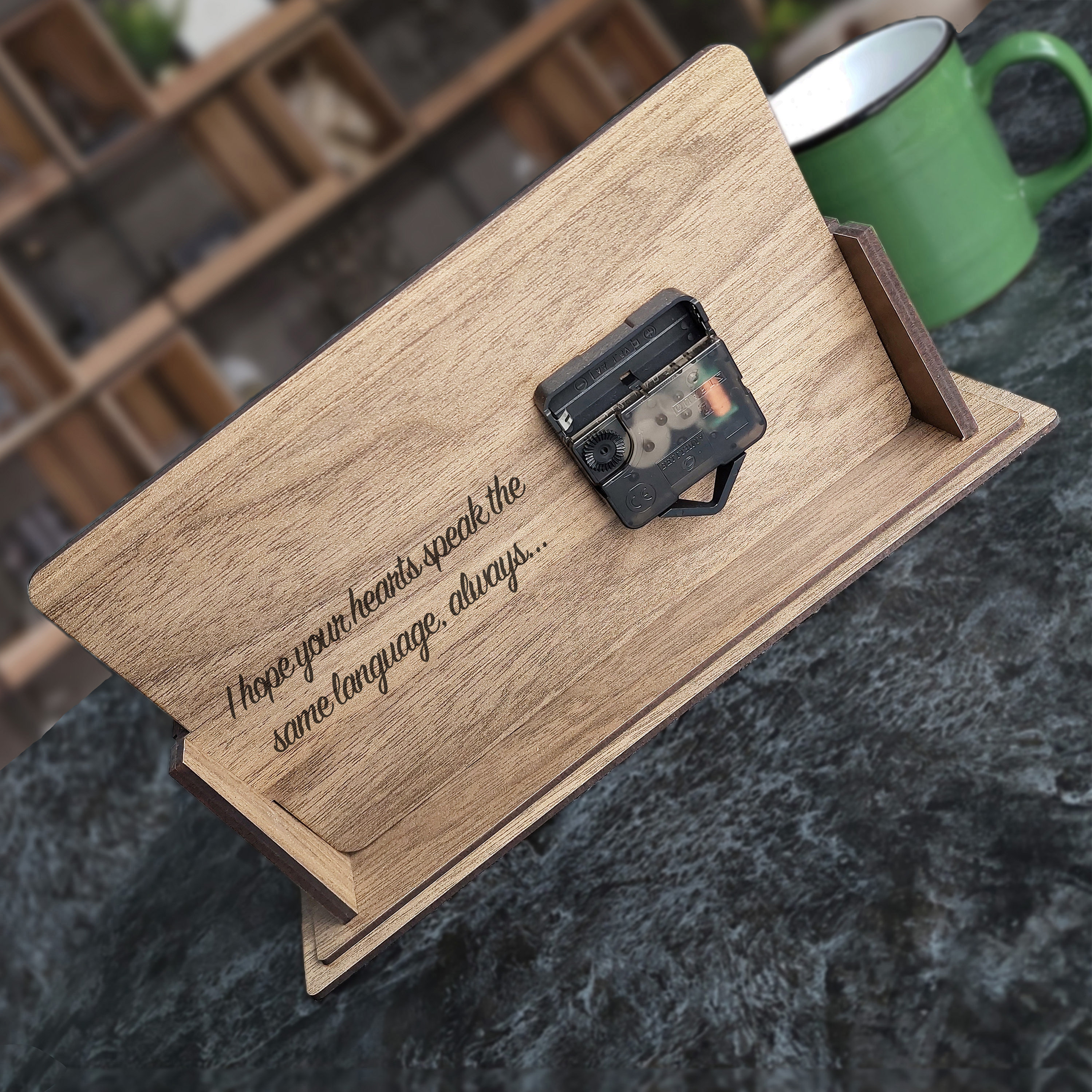 Personalized Clock Wedding Gift For Couple Photo Home Decoration Family