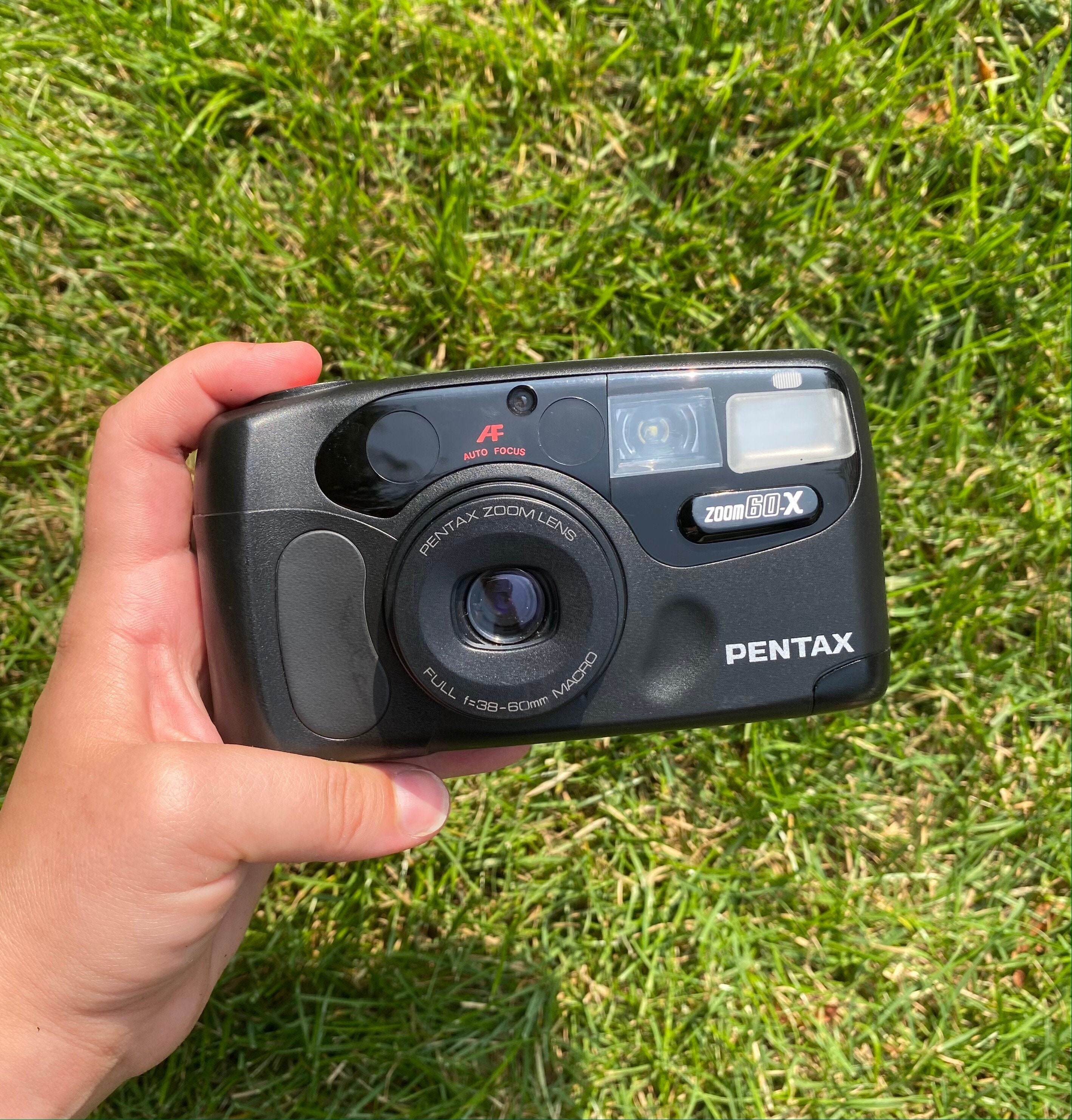 Pentax Zoom 60-X 35mm Point and Shoot Vintage Film Camera With