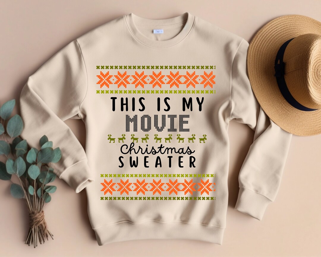 Christmas Movies and Baggy Sweater Kinda Day Crewneck