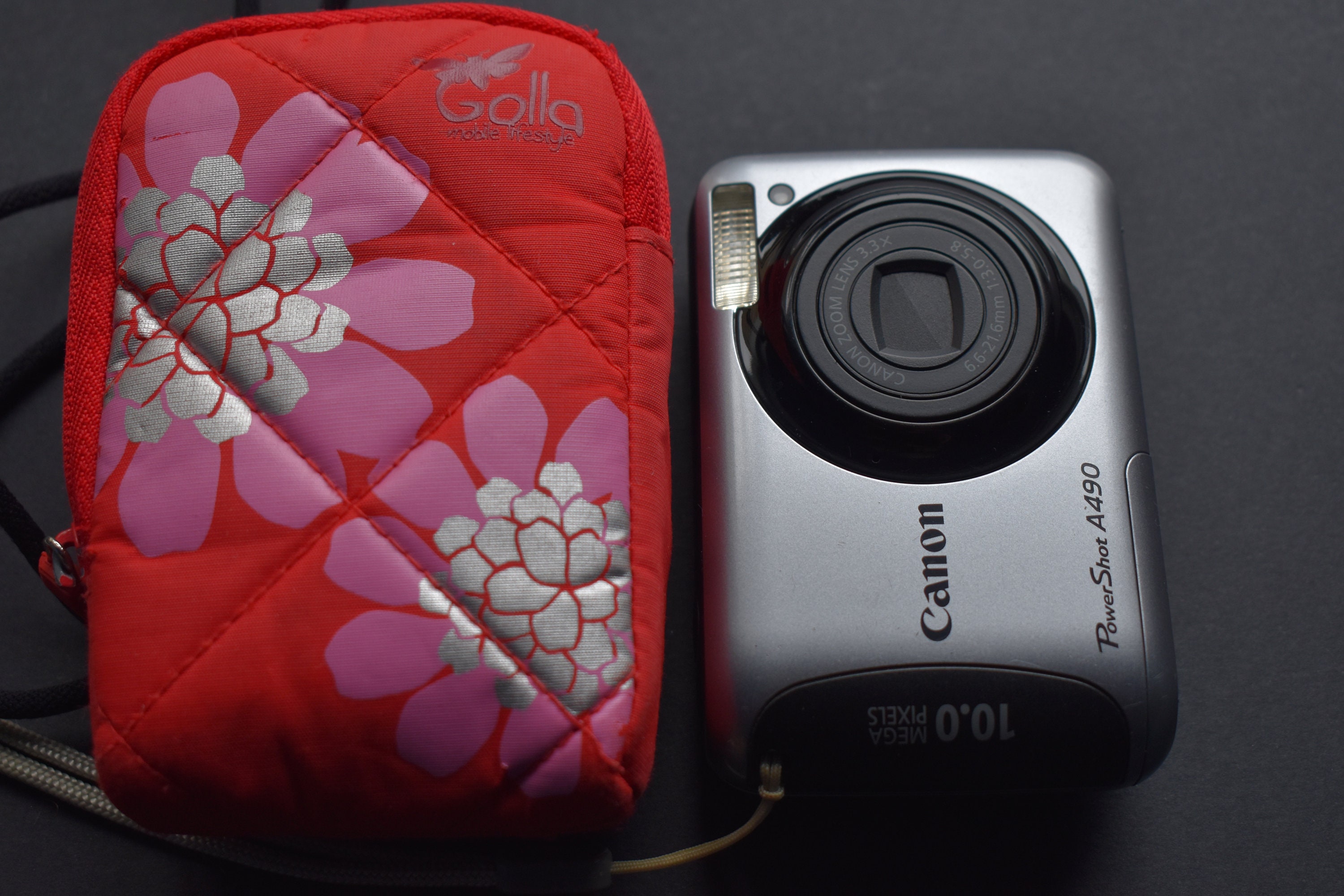 Canon Powershot A490 10.0MP Digital Camera 3.3X Optical Zoom