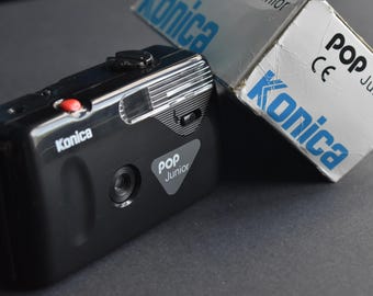 Konica POP Junior 35mm Compact Point and Shoot Film Camera | incl. BOX |
