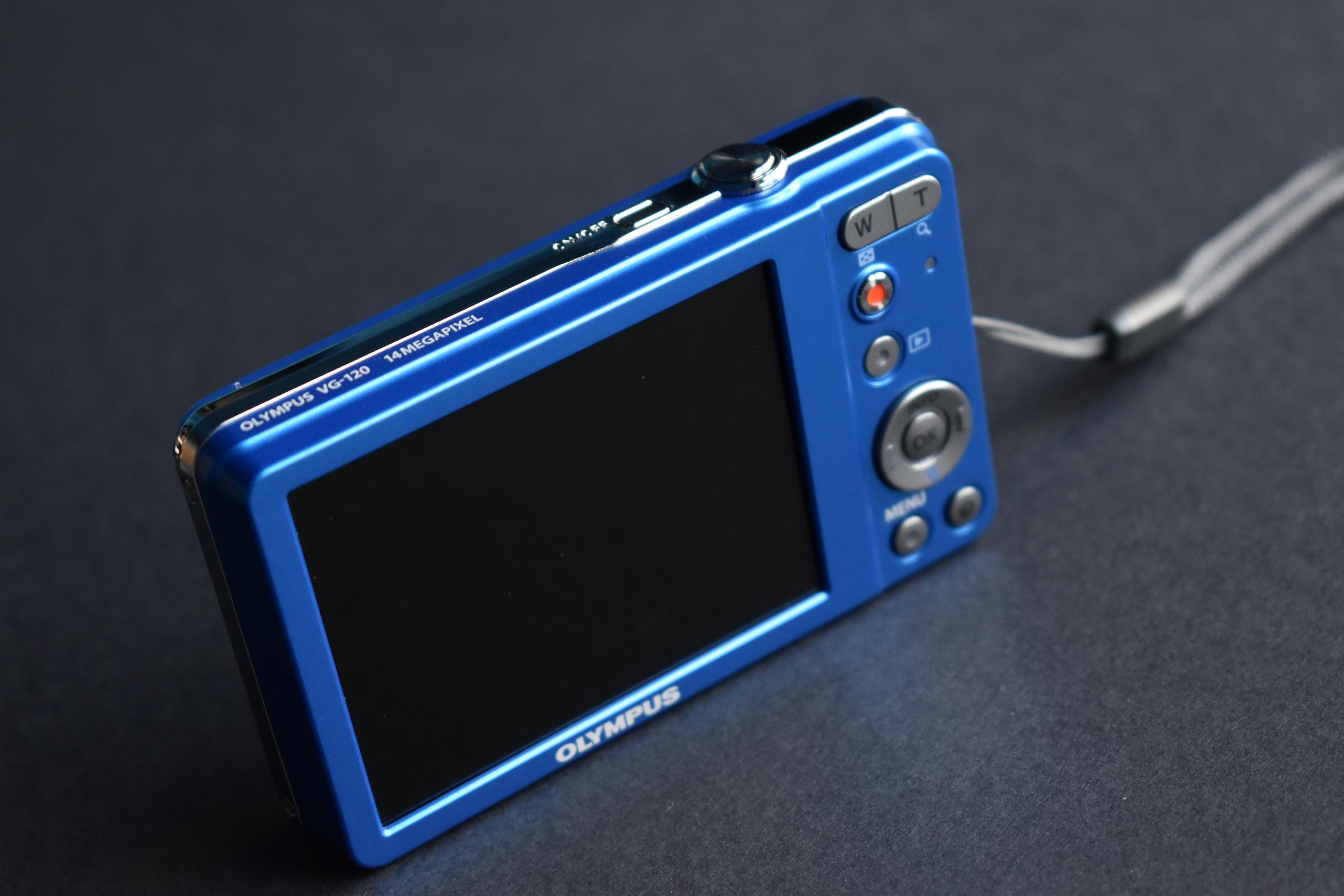 Olympus VG-120 Blue Digital Camera: 14MP, 5x Wide, HD