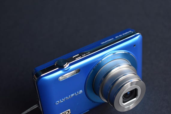 Olympus VG-120 Blue Digital Camera: 14MP, 5x Wide, HD, Tested - Etsy