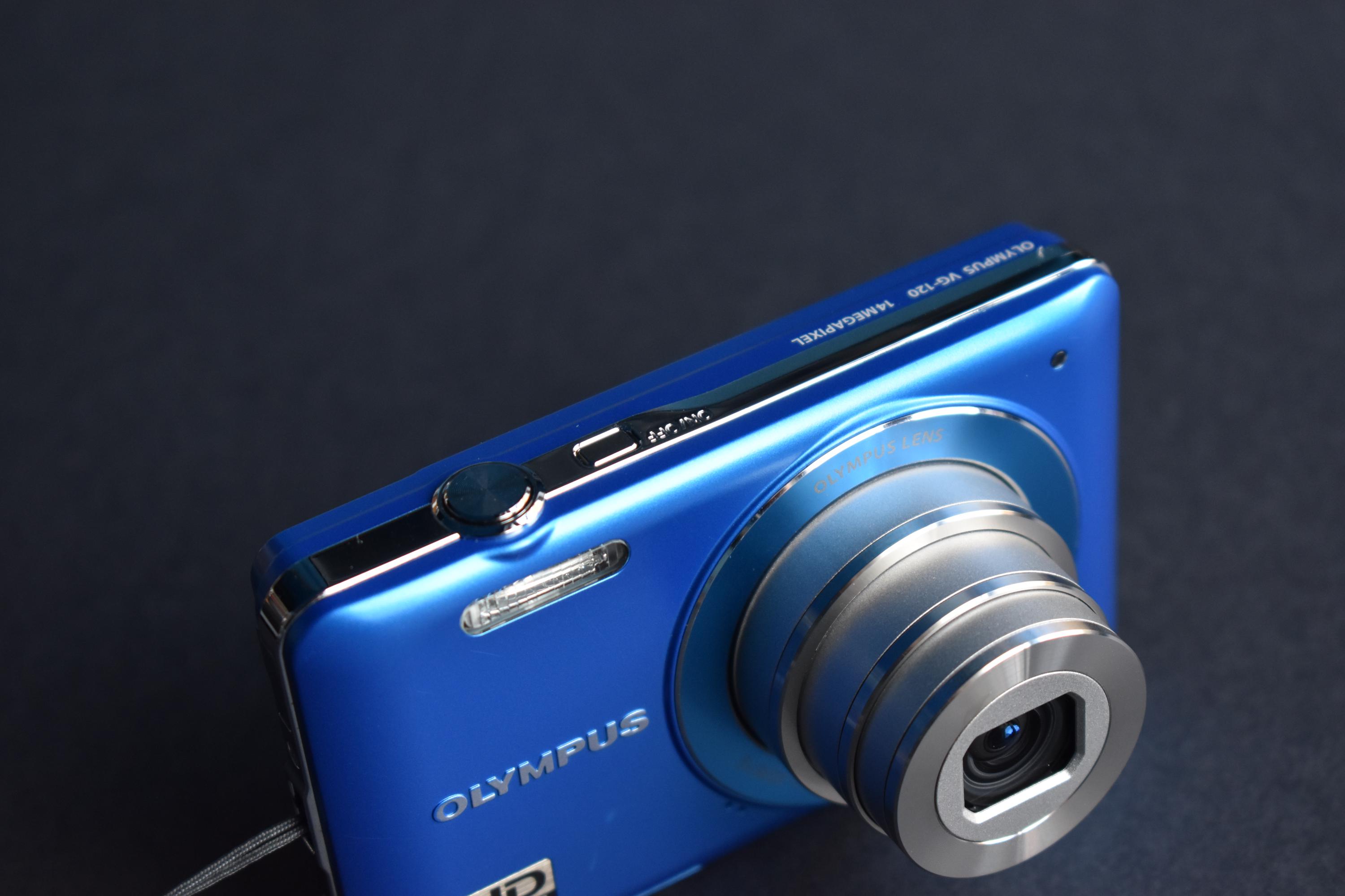 OLYMPUS オリンパス デジタルカメラ 14MEGAPIXEL VG-120 Olympus VG-120 BLUE 14MP 5x Wide HD Blue Tested Digital