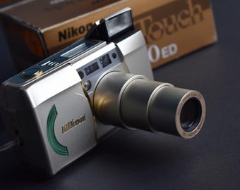Nikon Lite Touch Zoom 140ED 35mm Compact Film Camera Tested Vintage INCL. BOX