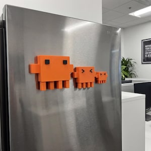 Magnet Claude Code Krallen 3D Gedruckt | Aktenschrank-Figur | Entwickler Geschenk