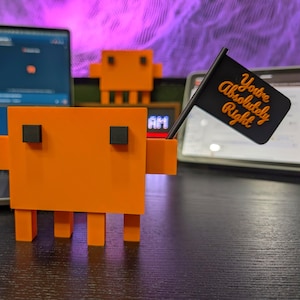 Anthropic Claude Code Mascot Claw'd | You're Absolutely Right Crab | Gift for developers