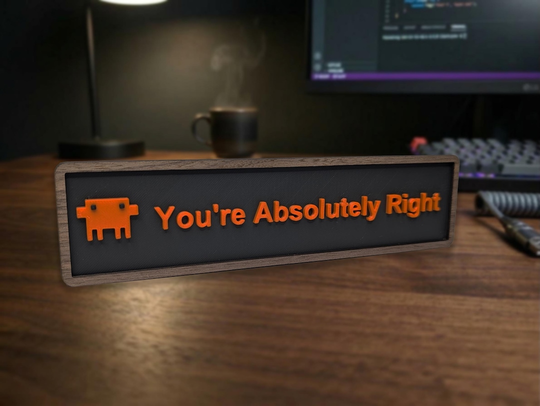 3D Printed Desk Sign | 