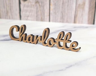 Wood Name Placecard | Personalized Laser Cut Event Cards