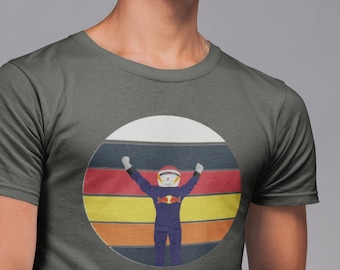 Max Verstappen F1 Vintage T-Shirt: Red Bull Racing Motorsport Tee