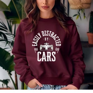 Funny Racing F1 Sweatshirt for Car Enthusiasts, Motorsports Hoodie, Formula 1 Fan Gift, Auto Racing Crewneck Pullover, Fast Car Apparel