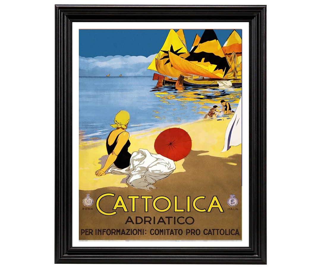 Cattolica Adriatica, Italy. Ready to Frame 18x24