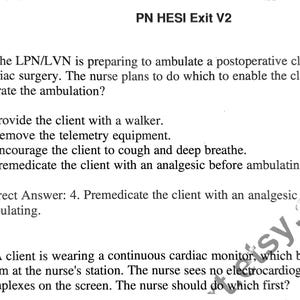 Hesi PN Exit