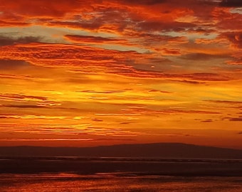 Dez cores fascinantes do céu, fotografias originais de Cumbria, Reino Unido. Manhãs hipnotizantes, ideais como arte de parede, exibição em galeria ou presentes.