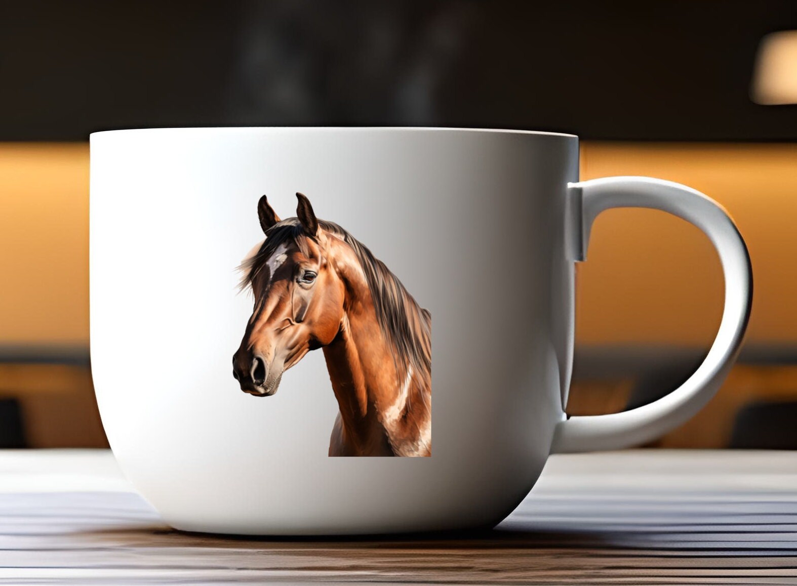 Impressionante captura de uma cabeça de cavalo, muito detalhada, com fundo transparente e preto para impressão sob demanda. Ótima decoração para casa e ideia de presente.