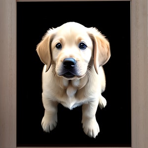 Adorable chiot, incontournable pour les amoureux des chiens. Belle décoration murale et décoration d'intérieur. Égayez votre espace de vie, de beaux cadeaux à tous.