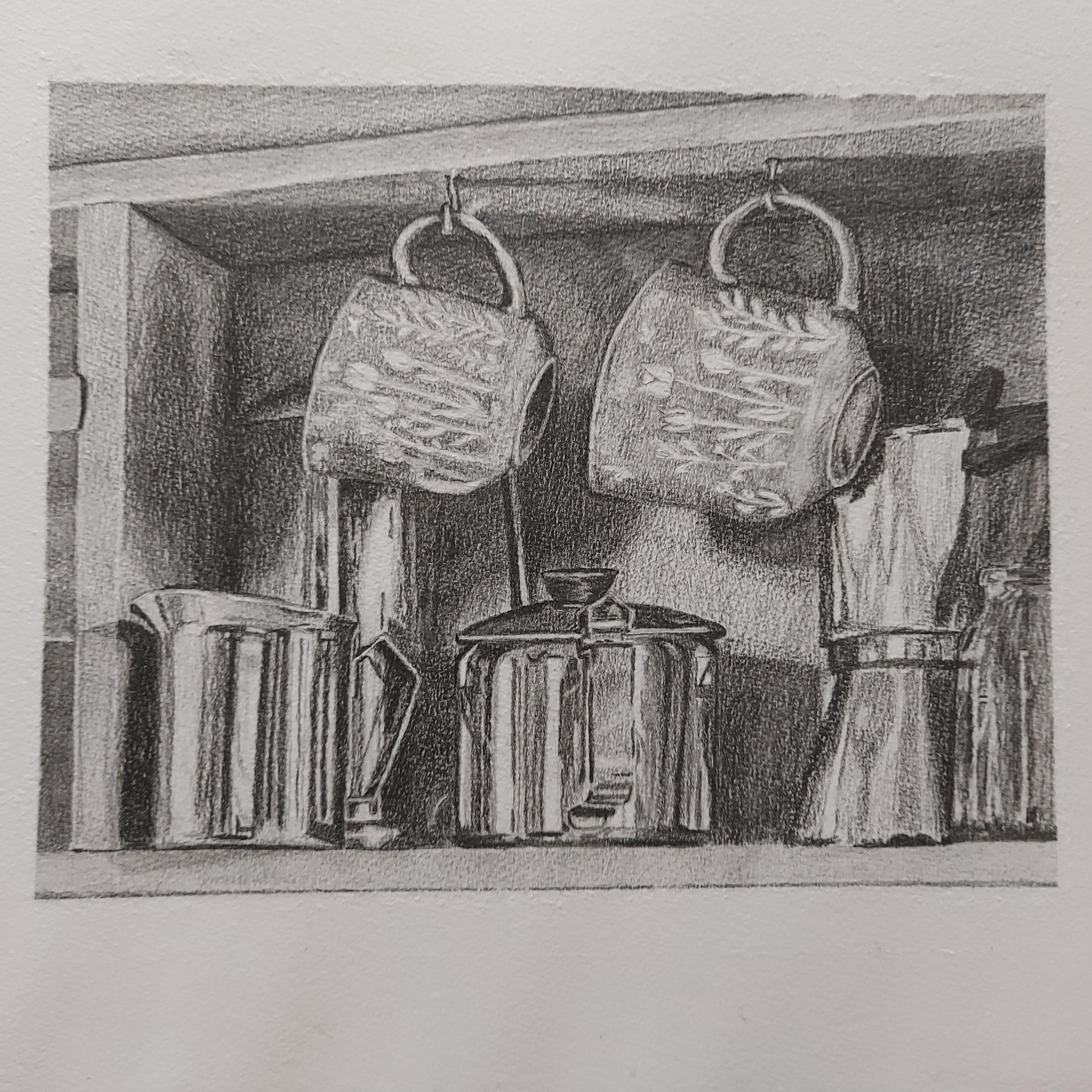 Graphite Still-life - Etsy