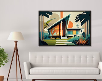 Mid Century Modern Retro Art | Hawaiian Space Age Home Inspired