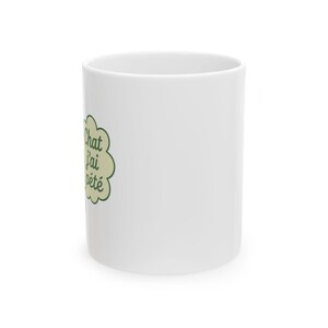 Whimsical Cat Ceramic Mug - Cute Cat Design for Animal Lovers, Gift for Cat Owners, Cozy Beverage Container, Unique Coffee Mug, Fun Tea Cup
