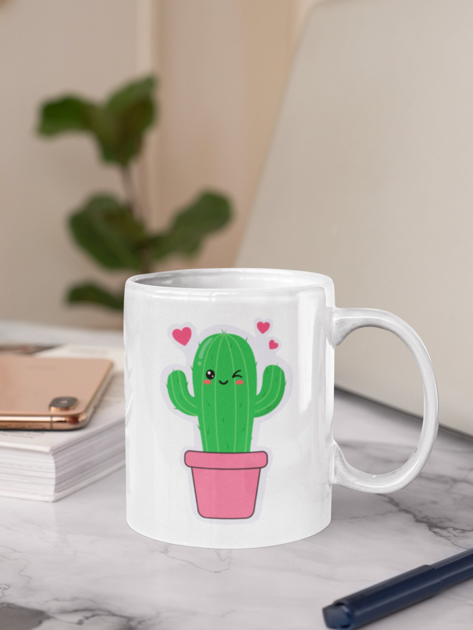 Cute Cactus PNG Digital Stickers. Download and Print or Use Digitally ...