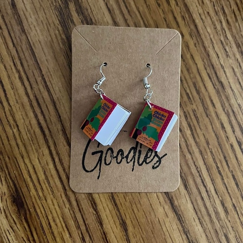 Custom Book Children’s Story Book Earrings: Sterling Silver, Teacher Librarian Gift