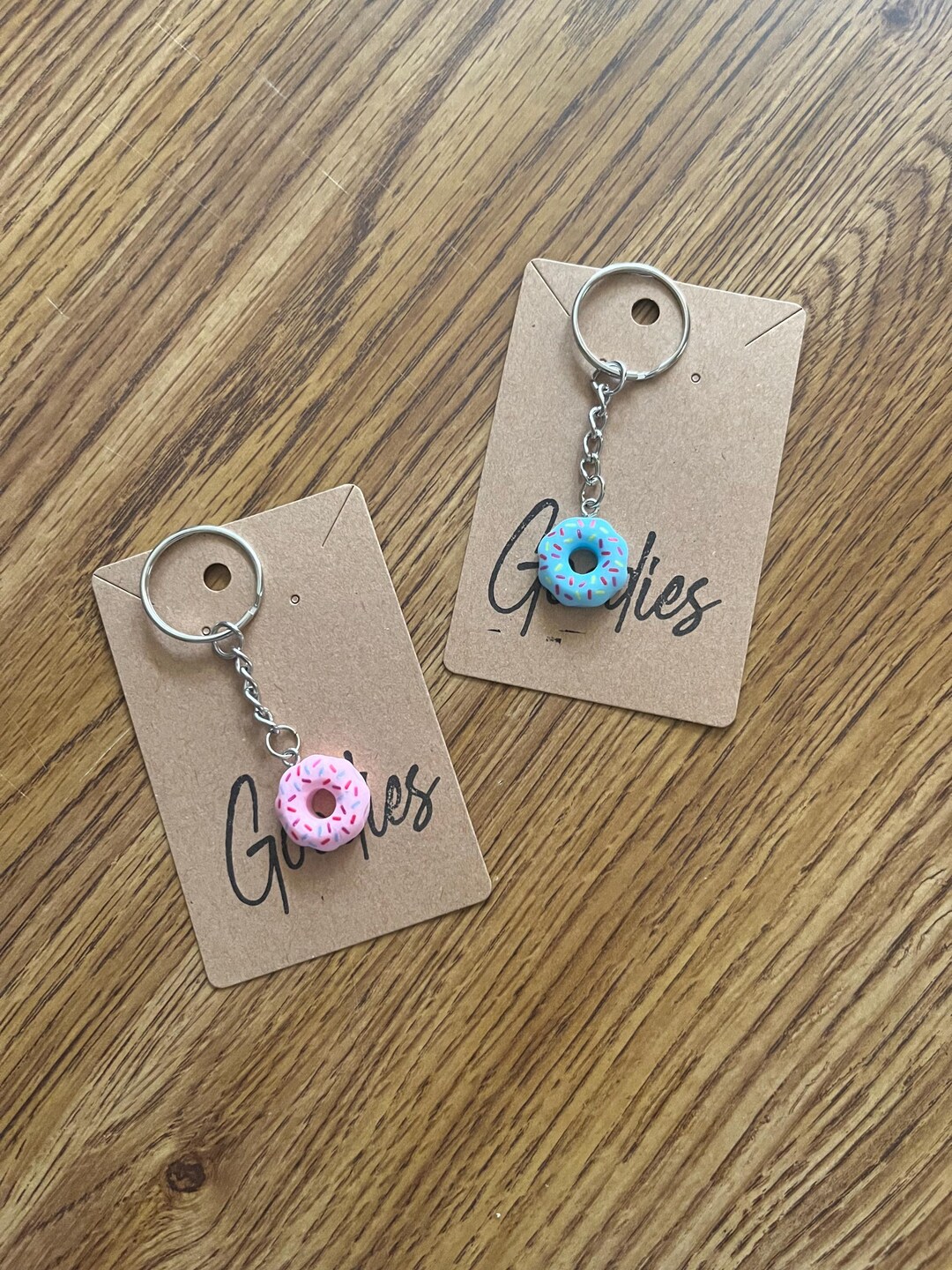 Sweet Keychains Donut Keychains Breakfast Doughnuts Sweet Treat Keychain Donuts ...