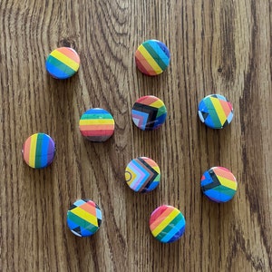 Custom Pride Flag Buttons Gender Flag Pin-Back Button Pins