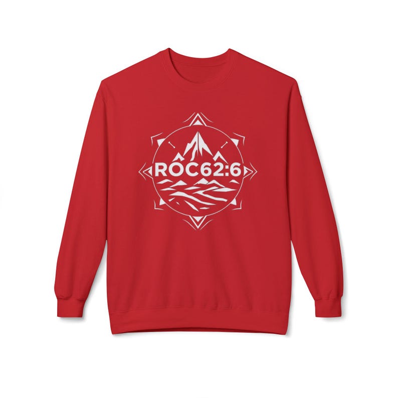 ROC626 Merch - Gildan Crewneck Sweatshirt: Stay Cozy in Style, Unisex Midweight Softstyle, Eco-Friendly, Better Cotton Blend, Oeko-Tex Red