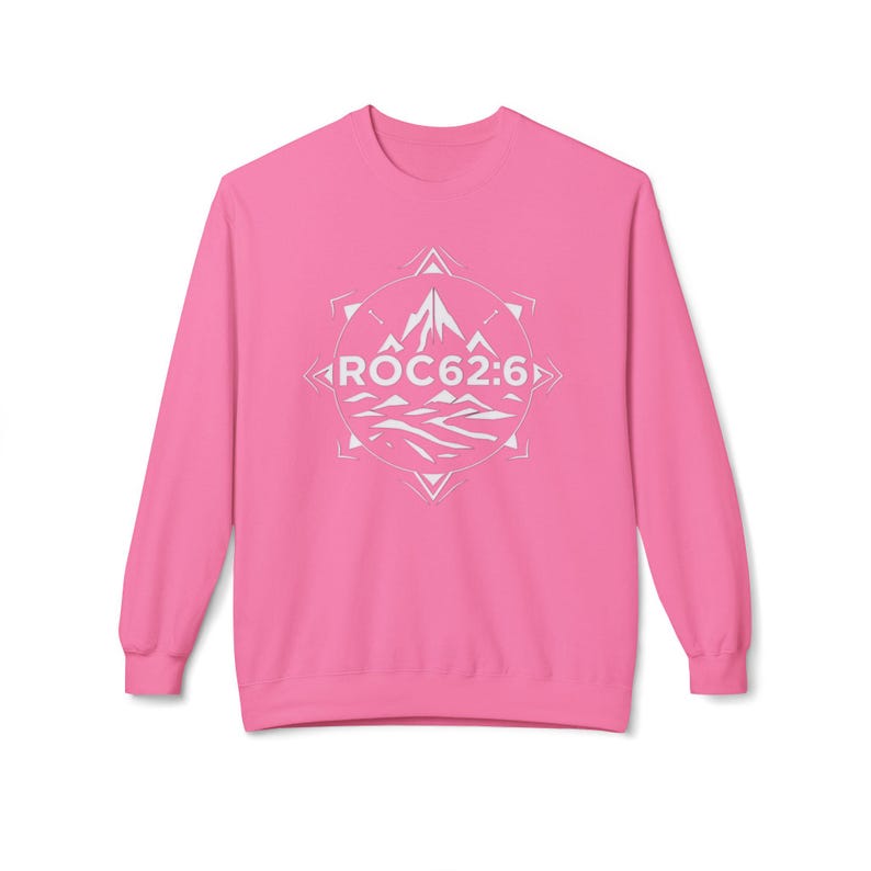 ROC626 Merch - Gildan Crewneck Sweatshirt: Stay Cozy in Style, Unisex Midweight Softstyle, Eco-Friendly, Better Cotton Blend, Oeko-Tex Pink Lemonade