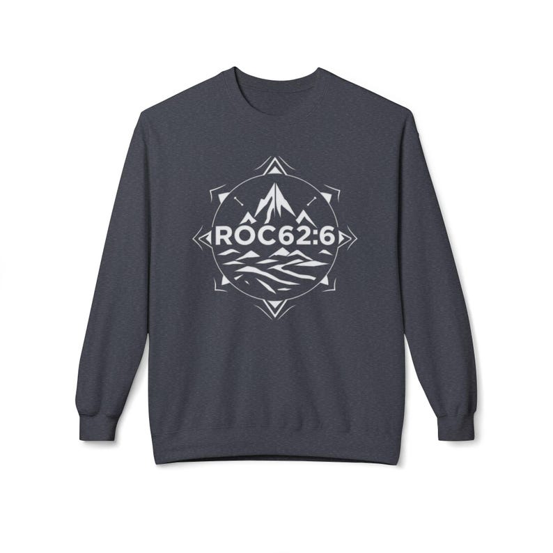 ROC626 Merch - Gildan Crewneck Sweatshirt: Stay Cozy in Style, Unisex Midweight Softstyle, Eco-Friendly, Better Cotton Blend, Oeko-Tex Dark Heather