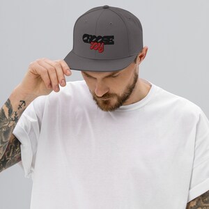 Choose Joy Snapback Hat, Choose Joy Cap, Choose Joe Hat, Psalm 16:11 Cap, Christian Apparel, Christian Hat - Black lettering